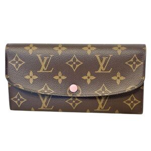 Louis Vuitton Monogram Emilie Wallet Rose Ballerine